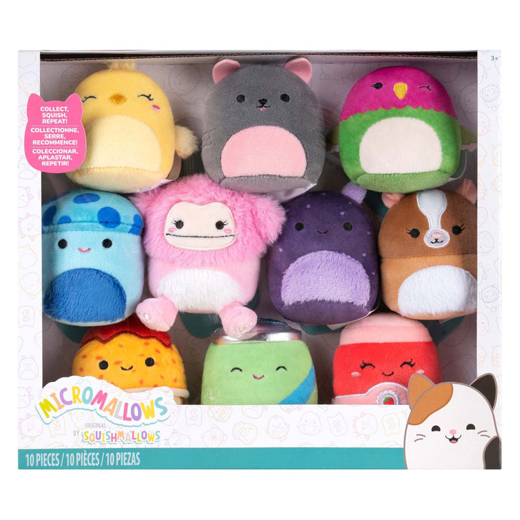 Jazwares Squishmallows Kuscheltier Plüsch - Micromallows Herbst - 10 Stk.