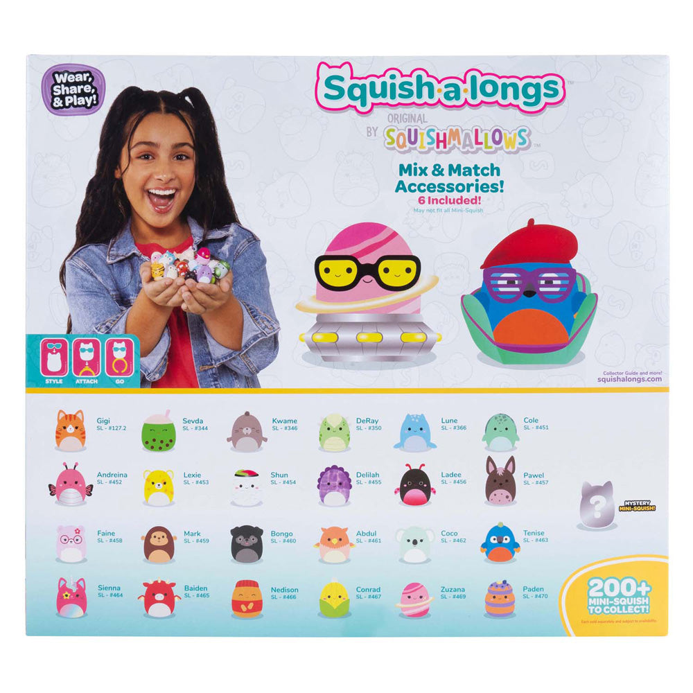 Jazwares Squishmallows – Squish-A-Longs-Spielfiguren Stil 1 – 25 Stück.