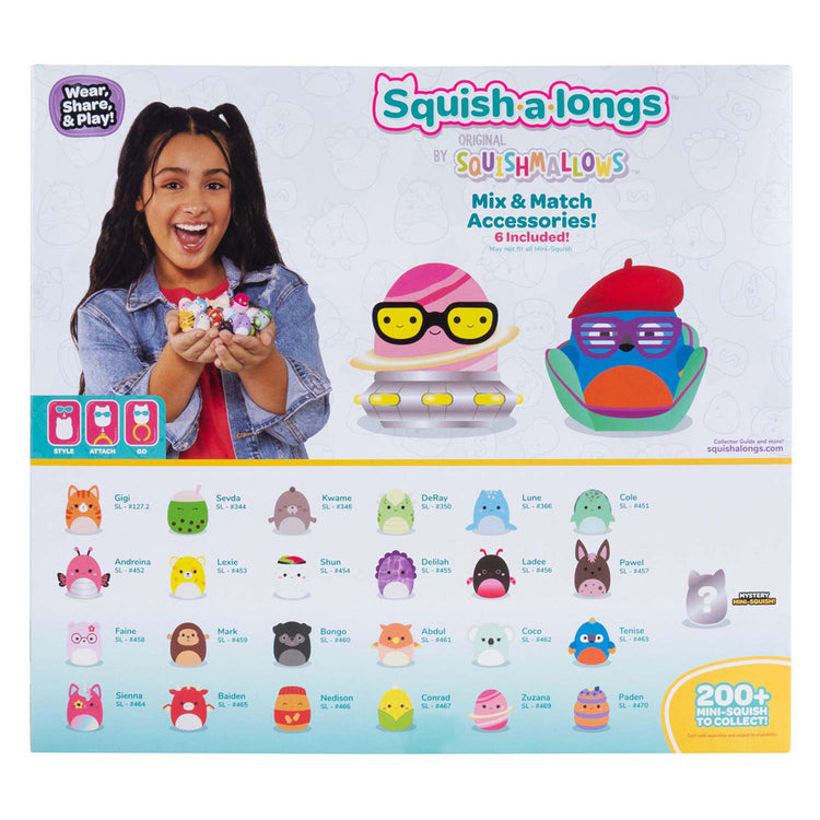 Jazwares Squishmallows – Squish-A-Longs-Spielfiguren Stil 1 – 25 Stück.