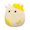 Jazwares Squishmallows Kuscheltier Plüsch – Dagmar die Zitronenkuh – 30 cm