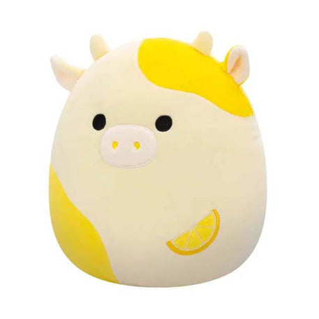 Jazwares Squishmallows Kuscheltier Plüsch – Dagmar die Zitronenkuh – 30 cm