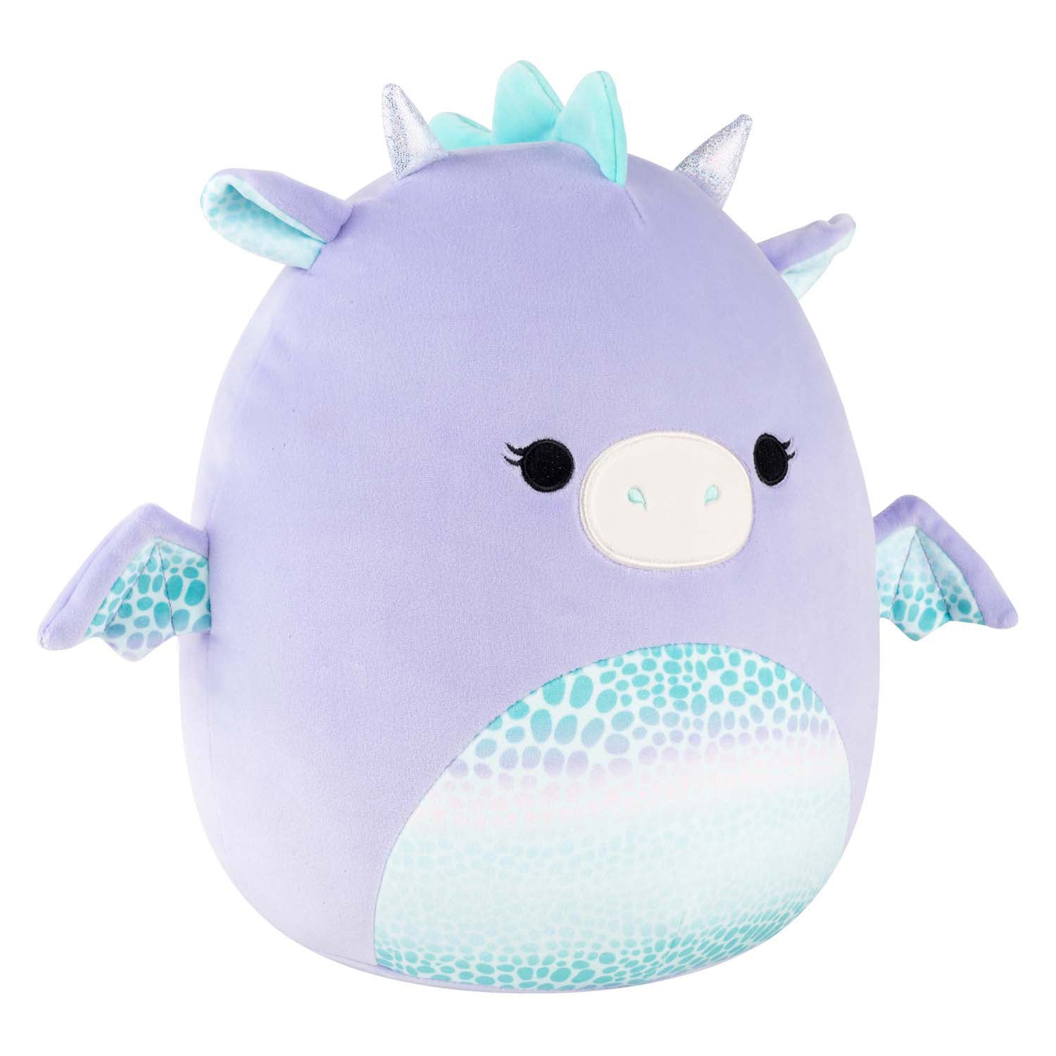 Jazwares Squishmallows Kuscheltier Plüsch – Drow der lila Drache – 30 cm