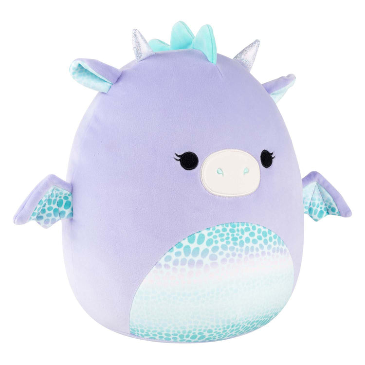 Jazwares Squishmallows Kuscheltier Plüsch – Drow der lila Drache – 30 cm