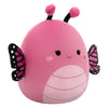 Jazwares Squishmallows Kuscheltier Plüsch – Marcelina, der rosa Monarchfalter – 40 cm