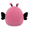 Jazwares Squishmallows Kuscheltier Plüsch – Marcelina, der rosa Monarchfalter – 40 cm