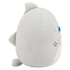 Jazwares Squishmallows Kuscheltier Plüsch – Gordon der graue Hai – 40 cm