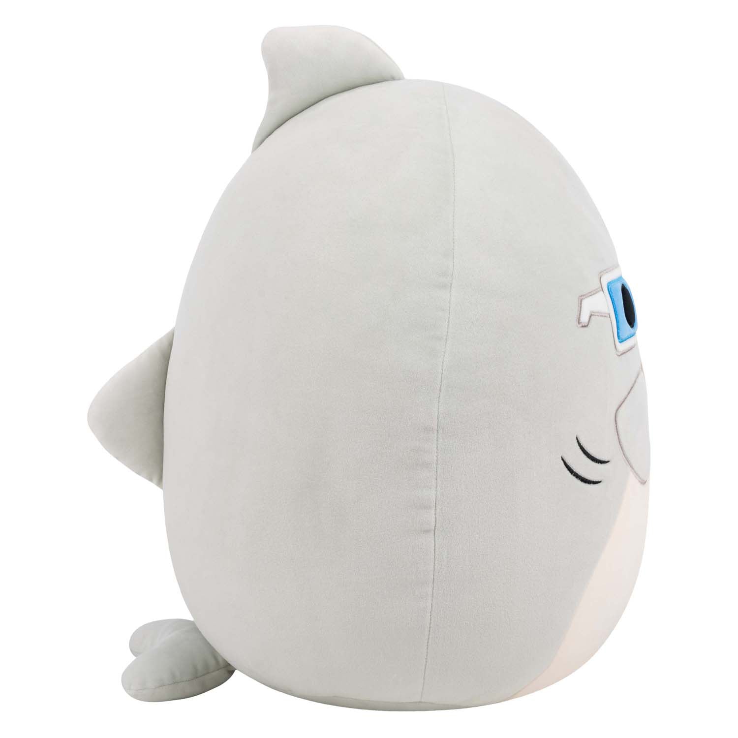 Jazwares Squishmallows Kuscheltier Plüsch – Gordon der graue Hai – 40 cm