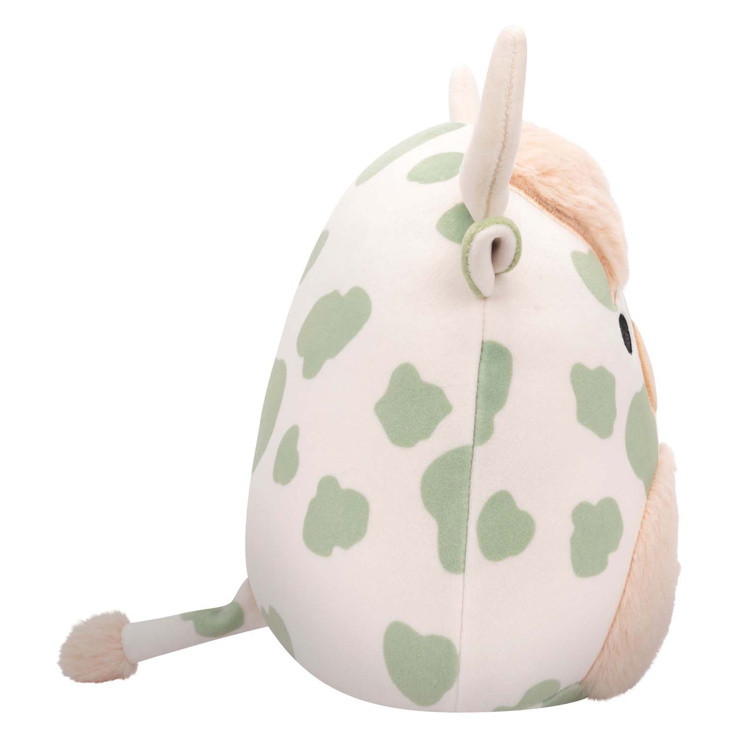 Jazwares Squishmallows Plüsch-Kuscheltier – Celestino, die salbeigrün gefleckte Hochlandkuh – 19 cm