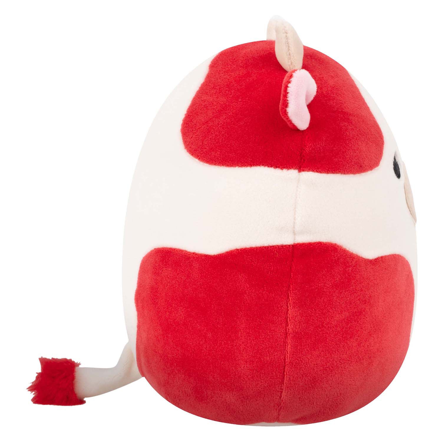 Jazwares Squishmallows Kuscheltier Plüsch – Claudio die rote Pilzkuh – 19 cm