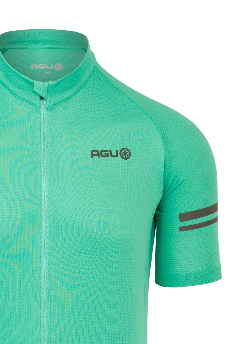 Core Radsportshirt Essential Herren Poolside Grün