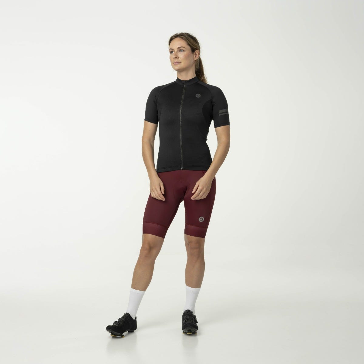 Agu Core Radsportshirt Essential Damen Schwarz