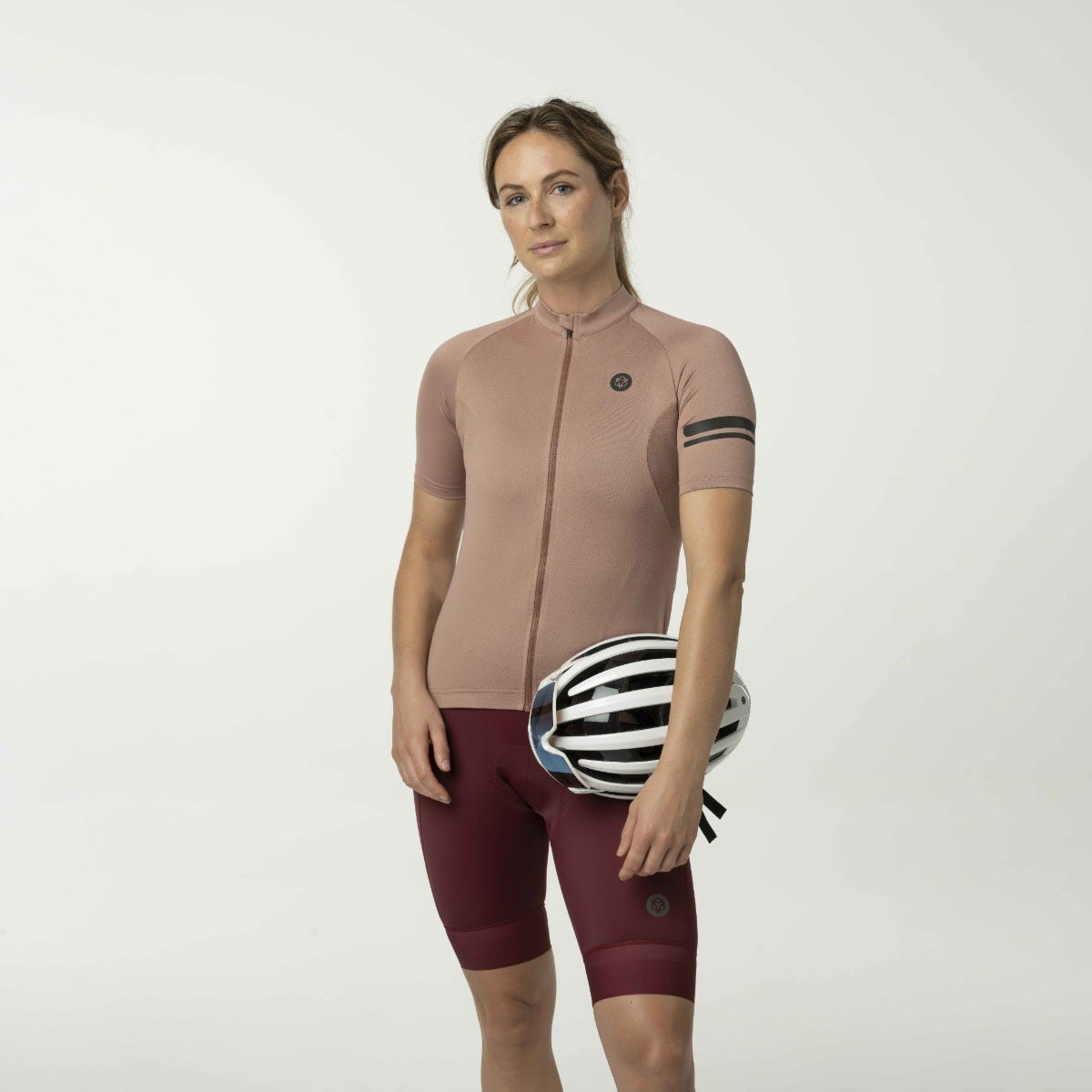 Core Radsportshirt Essential Damen Braun Flux