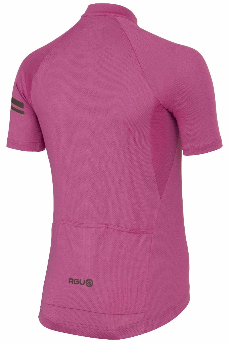 Core Radsportshirt Essential Damen Electric Fuchsia