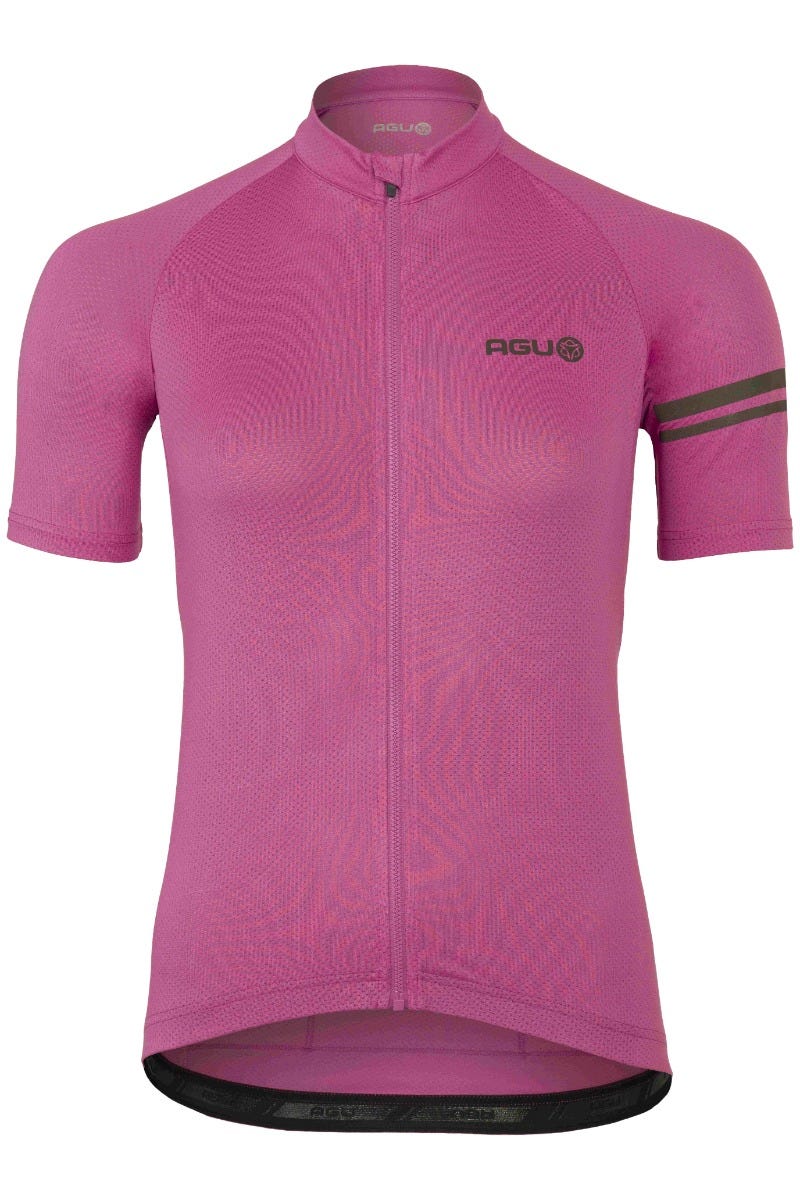 Core Radsportshirt Essential Damen Electric Fuchsia