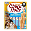 Inaba Hund Churu rollt Hühnchenrezept mit Käse Wraps