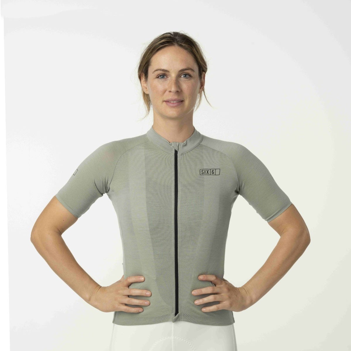 Merino-Radsportshirt six6 Damen