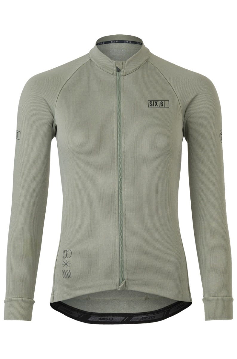 Klassisches Langarm-Radtrikot Six6 Damen