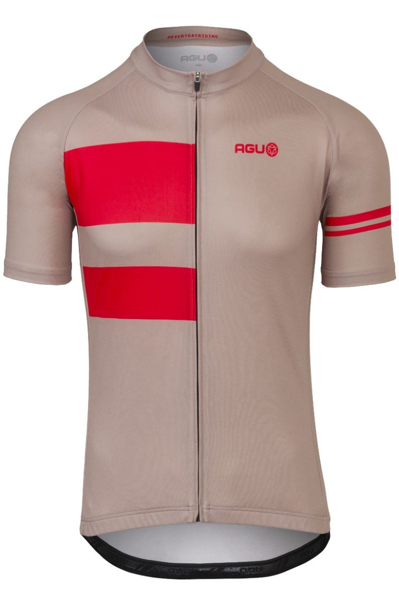 Streifen-Radsportshirt Essential Herren
