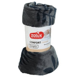 Zolux Hundedecke Kokonmuster grauer Assorti - afbeelding 2