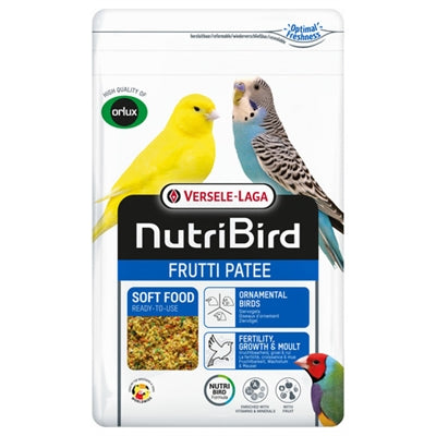 Nutribird behandelt Frutti Patee