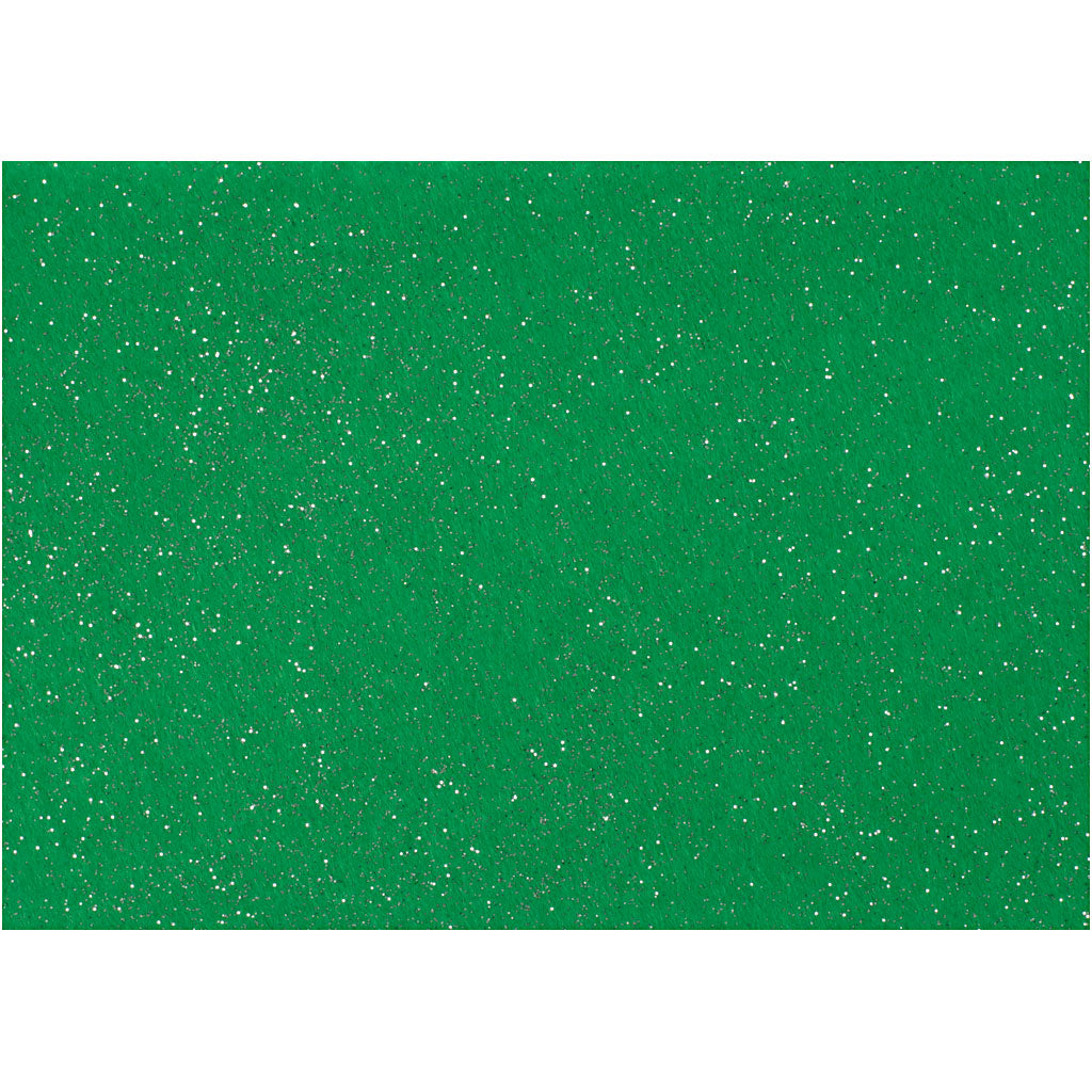 Creativ Company Hobbyfilz, A4, Blatt 210x297 mm, Stärke 1,5-2 mm, grün, 10 Blatt 1 Karton