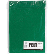 Creativ Company Hobbyfilz, A4, Blatt 210x297 mm, Stärke 1,5-2 mm, grün, 10 Blatt 1 Karton - afbeelding 2