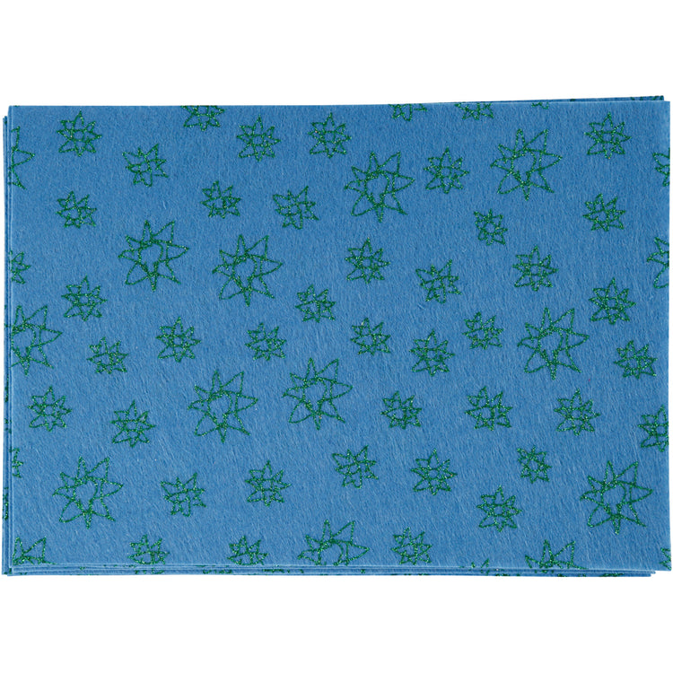 Creativ Company Hobbyfilz, A4, Blatt 210x297 mm, Stärke 1,5-2 mm, blau, 10 Blatt 1 Karton
