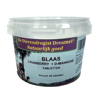 Tierische Drogist Blaas Cranberry D-Mannose Tabletten