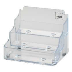 Visitenkartenhalter Sigel VA130 glasklar