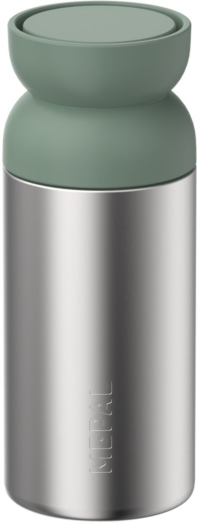 Mepal Isolier-Kaffeetasse Ellipse – 350 ml – hält Getränke 4 Stunden heiß und 6 Stunden kalt – Kaffeetassen to go – spülmaschinenfest – nordischer Salbei