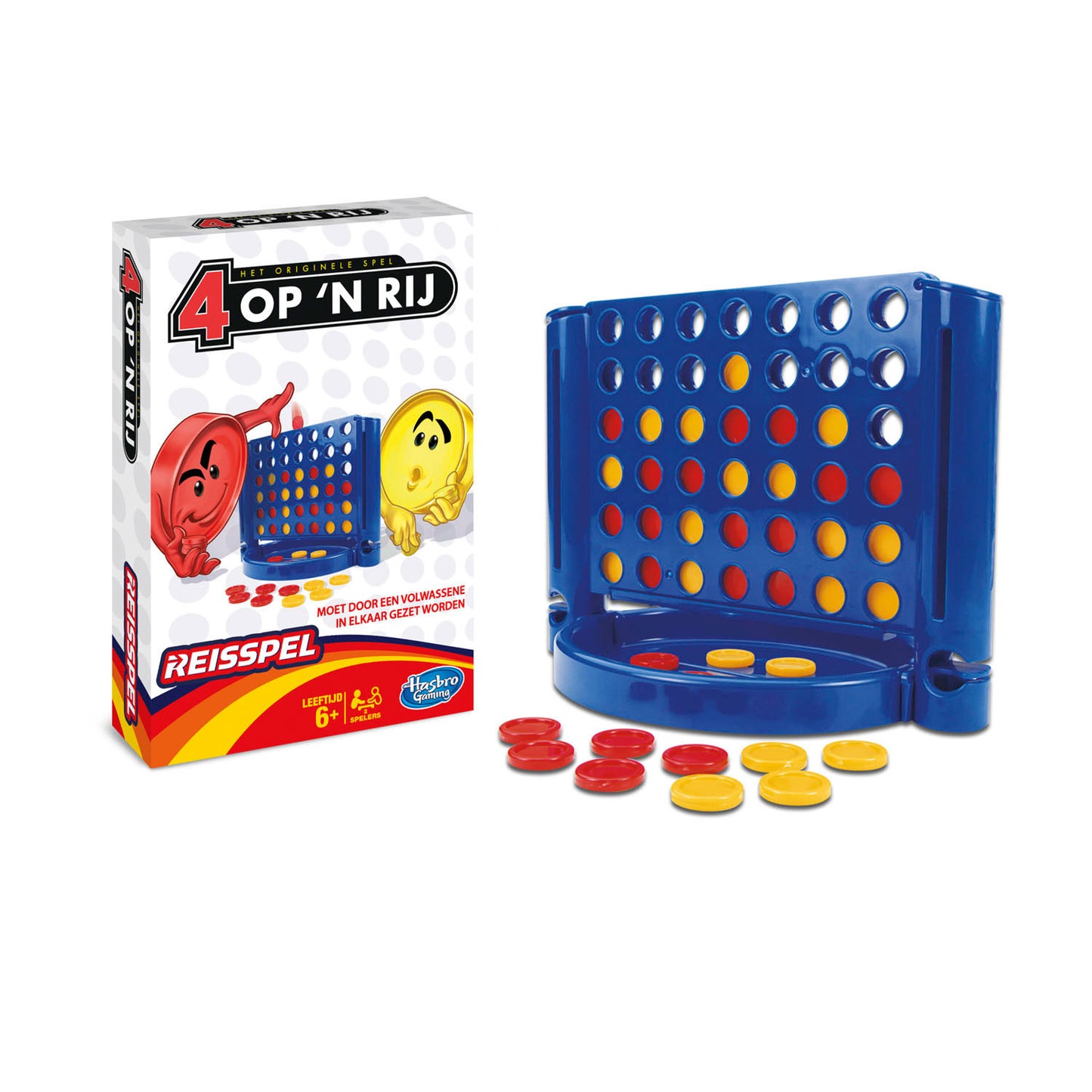 Hasbro 4 in einem Reihen -Reisespiel