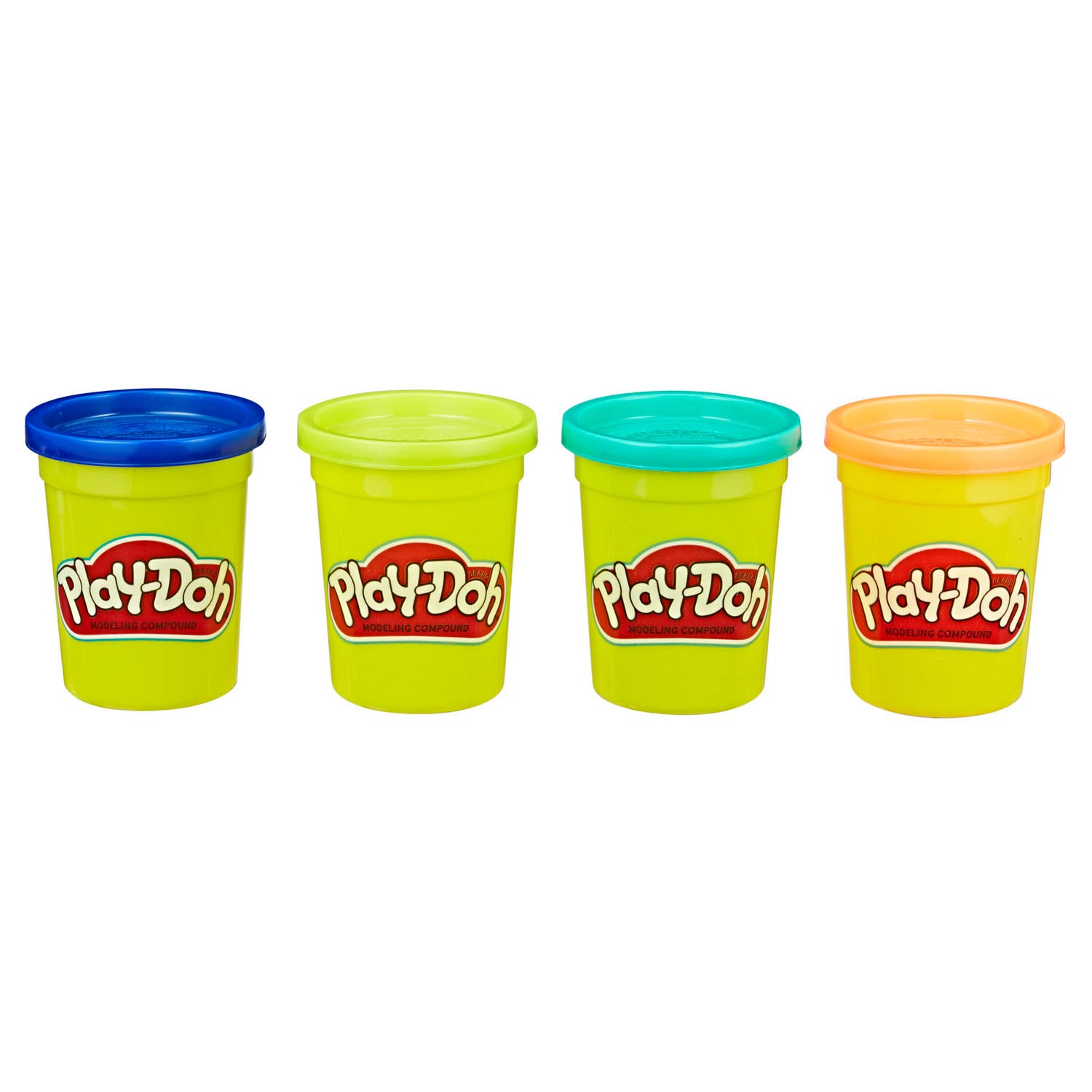 Play-Doh 4er-Pack (Wilde Farben)