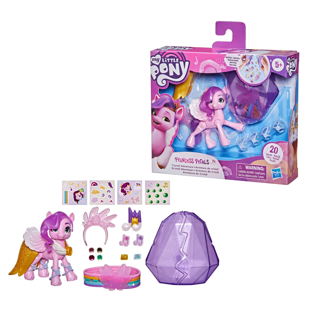 Hasbro mein kleiner Ponyfilm Kristal Adventures Blütenblätter