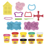 Play-Doh Peppa Pig Styling-Spielset – Modelliermasse – inklusive 9 Töpfen - afbeelding 3