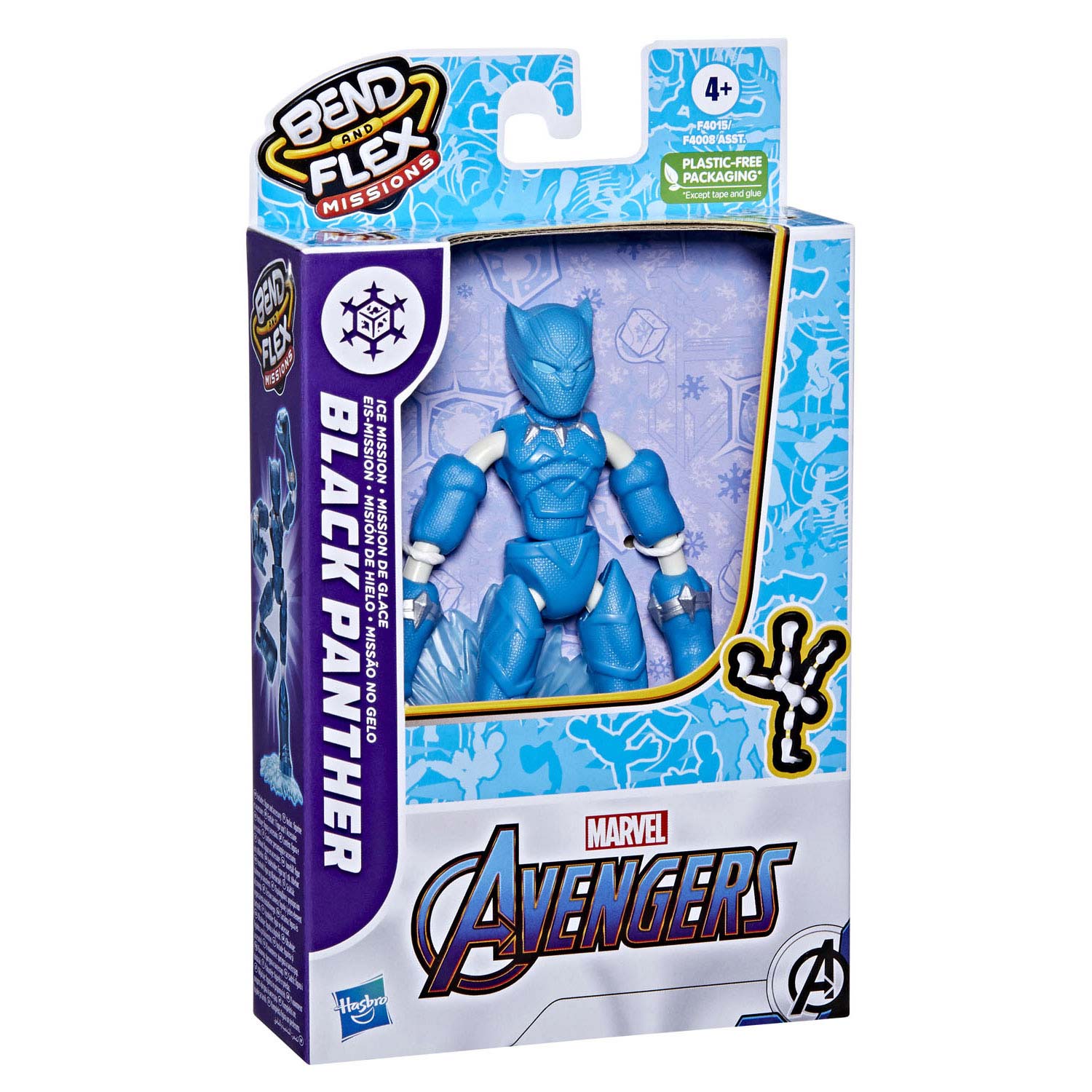 Hasbro Avengers Bend und Flex Ice Missionen