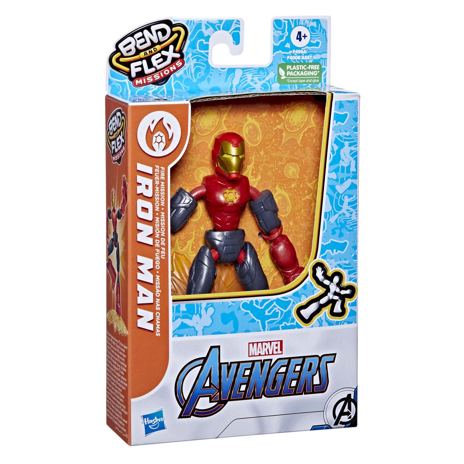 Avengers Bend und Flex Fire Mission