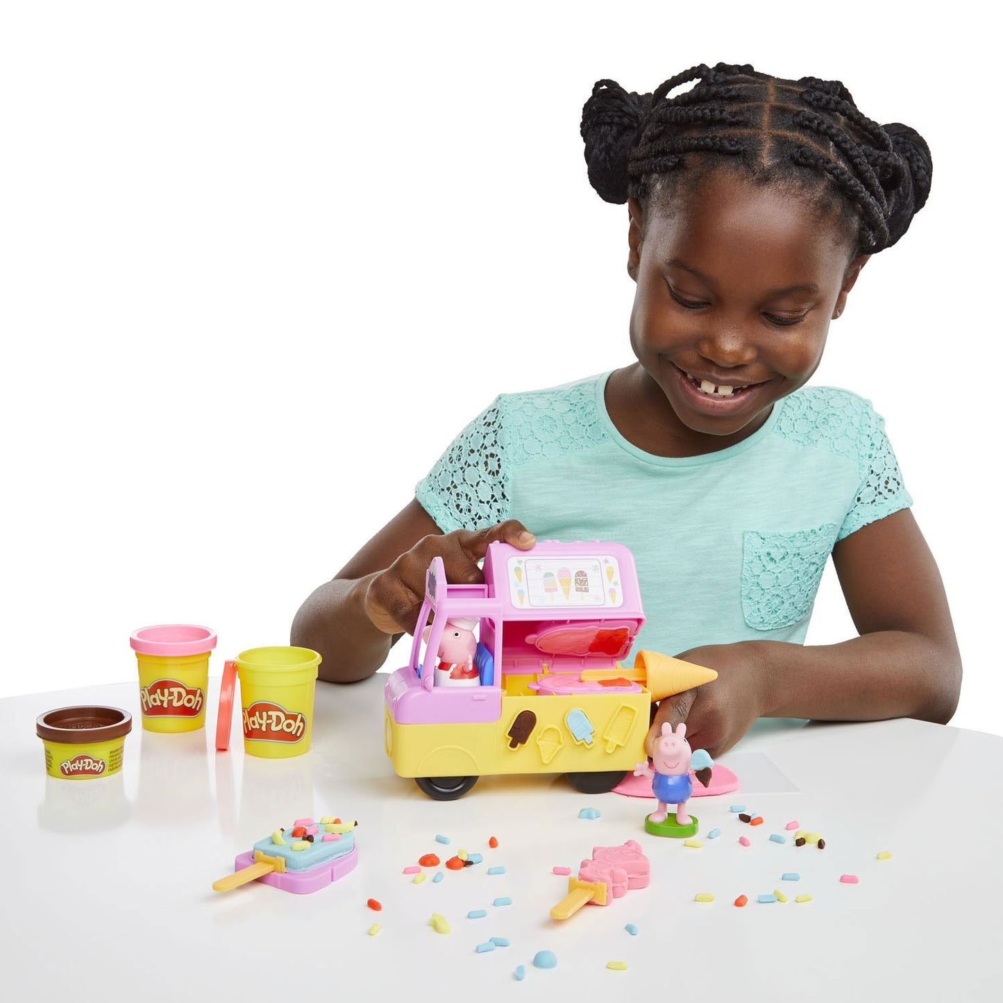 Spielen -doh peppas ijsjes - Clay Play Set
