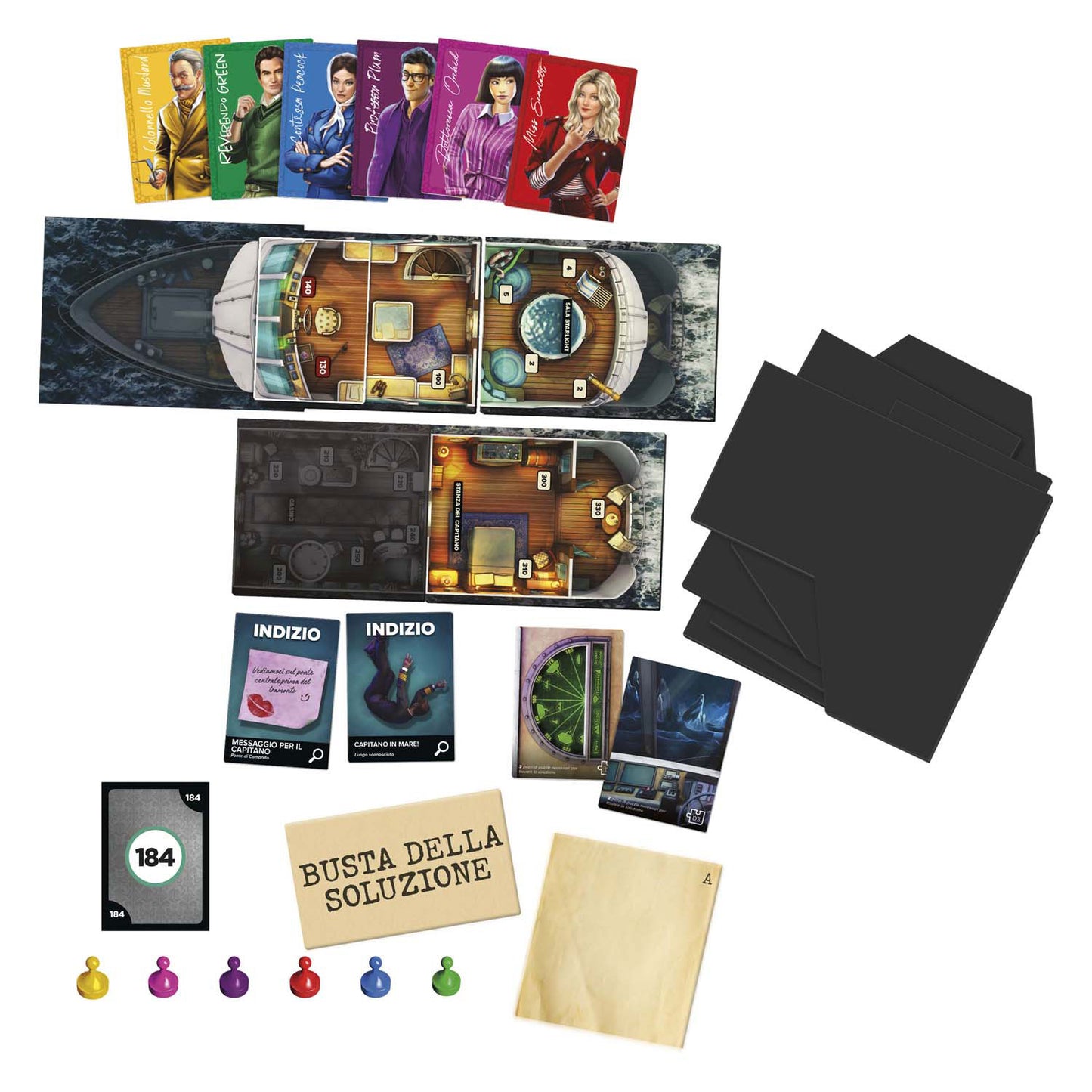 Hasbro Cluedo Escape Sabotage im Sea Brettspiel