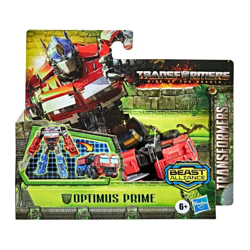 Hasbro -Transformatoren steigen der Tiere Battle Changers Action Figur Optimus Prime