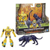Hasbro -Transformatoren Aufstieg der Tiere Combiner -Actionfiguren Bumblebee Snarlsaber
