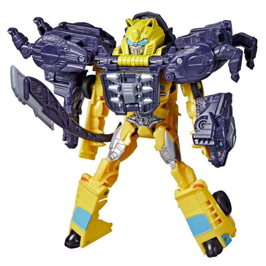 Hasbro -Transformatoren Aufstieg der Tiere Combiner -Actionfiguren Bumblebee Snarlsaber