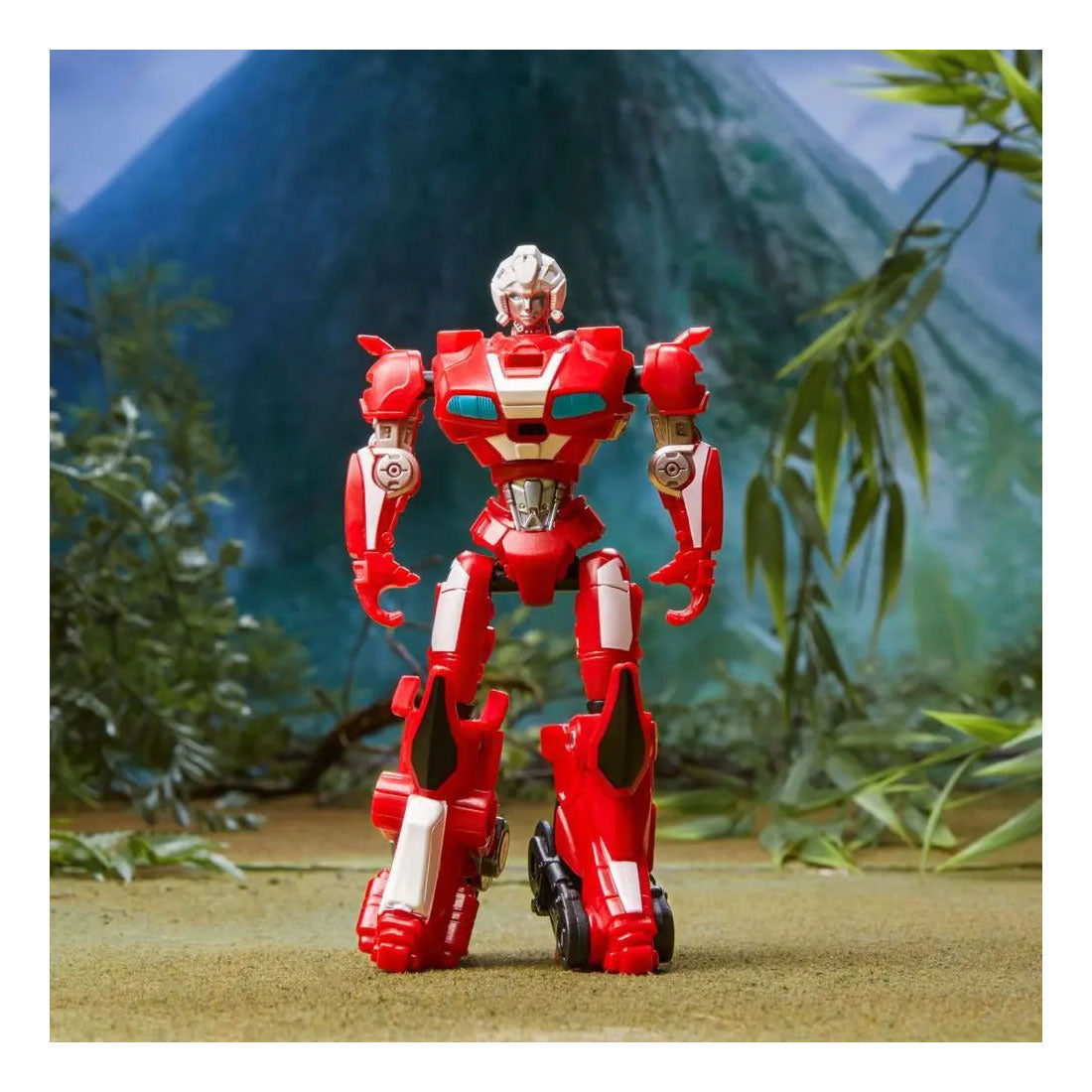 Hasbro -Transformatoren steigen der Beasts Combiner Action -Figuren Arcee Silverfang