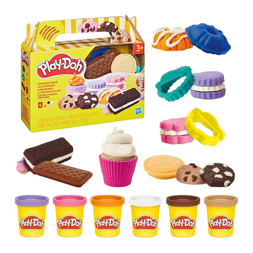 Kleine Play-Doh-Bäckerei – 6 Tontöpfe