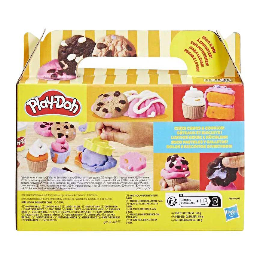 Kleine Play-Doh-Bäckerei – 6 Tontöpfe