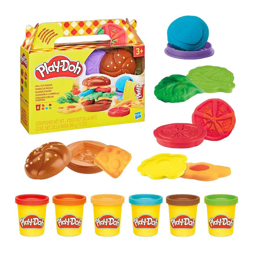 Play-Doh-Grillspaß – 6 Tontöpfe
