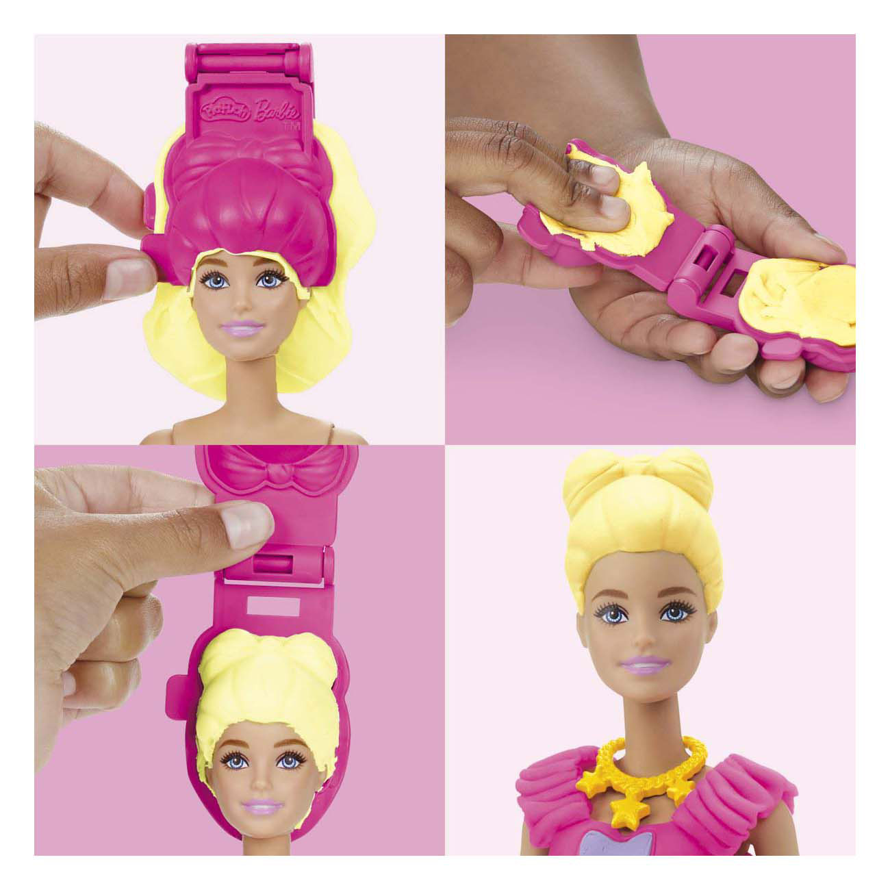 Play-Doh-Barbie-Rüschen und -Schleifen