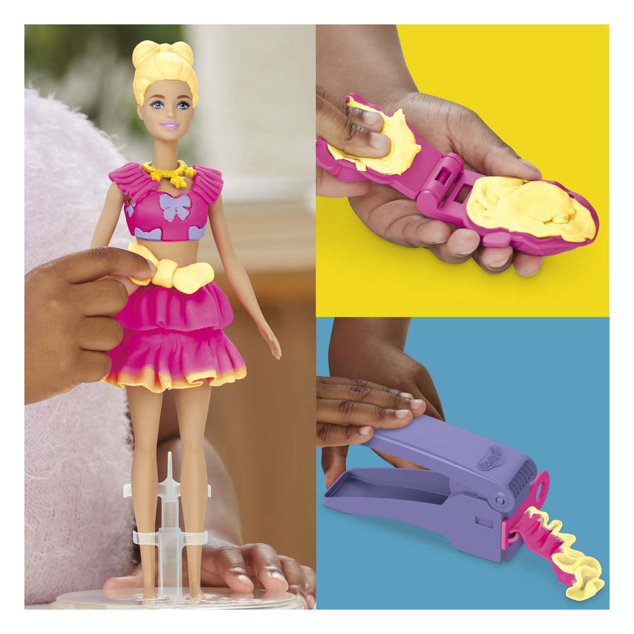 Play-Doh-Barbie-Rüschen und -Schleifen