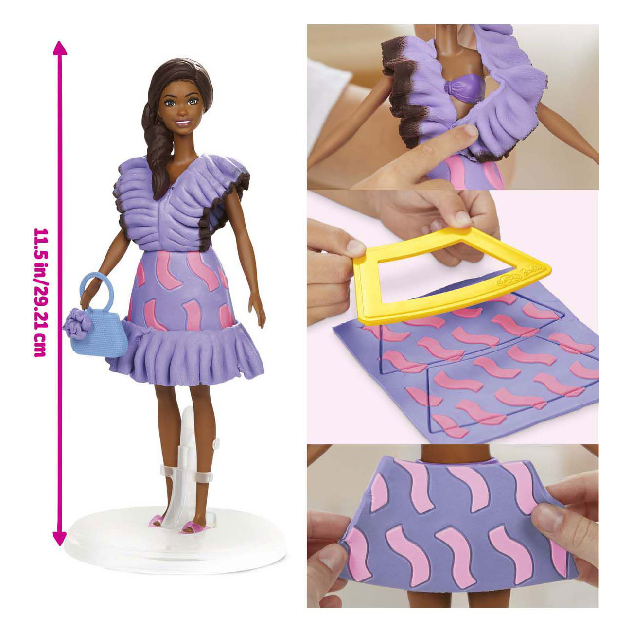 Play-Doh-Barbie-Fashionista-Rüschen