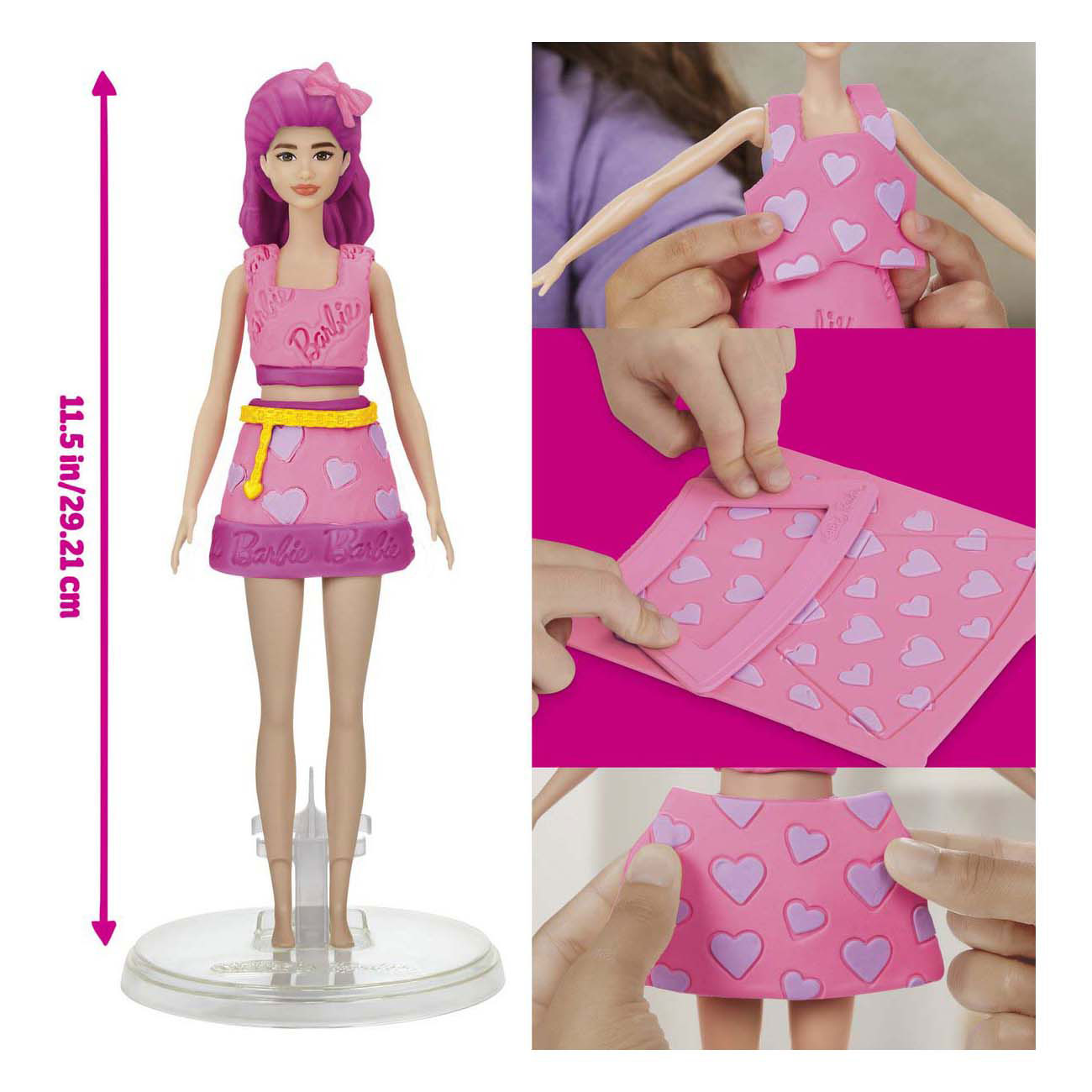 Play-Doh Barbie Herzen und Haare