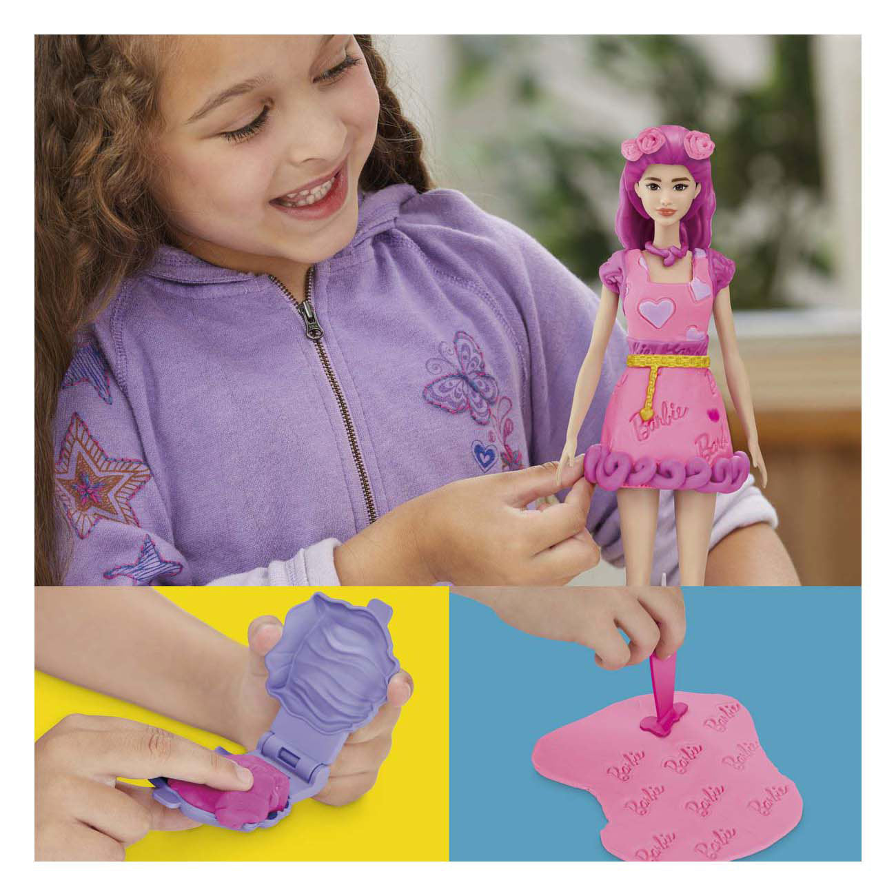 Play-Doh Barbie Herzen und Haare